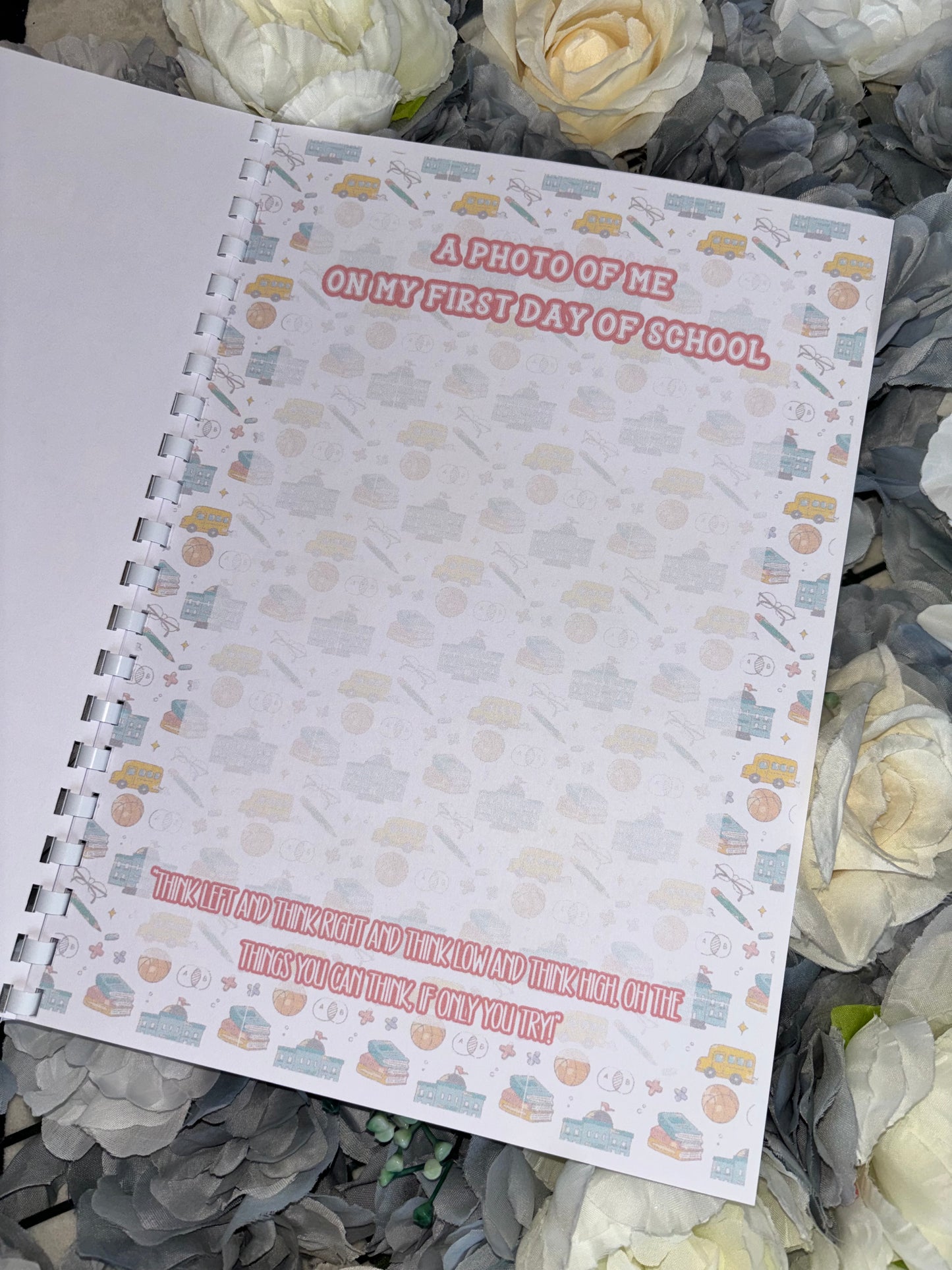 My School Journey Book | First Day to Last Day Memory Book | Personalised School Years Keepsake | Child Photo & Milestone Record Book | Reception to Year 6