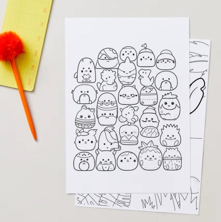 Squishmallow colouring book pdf