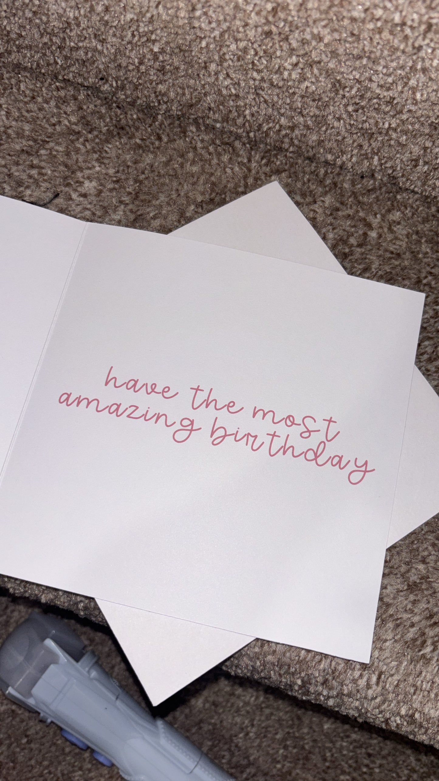 Personalised P Louise Inspired Birthday Card β Pink Glam Makeup Greeting Card β 6x6β Luxury Birthday Card With Envelope β Choice of 3 Designs