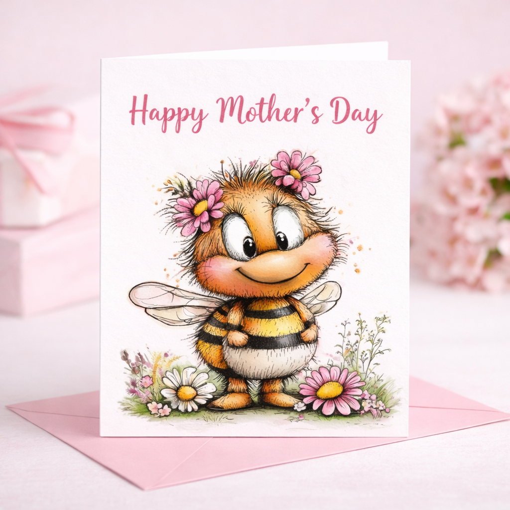 Queen Bee PNG Bundle – Set of 3 Cute Mother’s Day Bee Designs | Crown Bee Clipart | High-Resolution Sublimation PNG | No Text DIY Personalisation