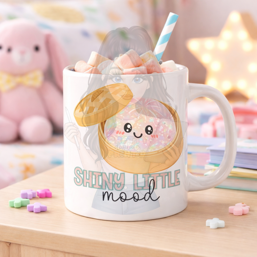 6 Cute Dumpling PNG Bundle | Kawaii Glitter Dumpling Designs | Funny Quote Sublimation Files | Mug & T-Shirt Designs | Instant Download