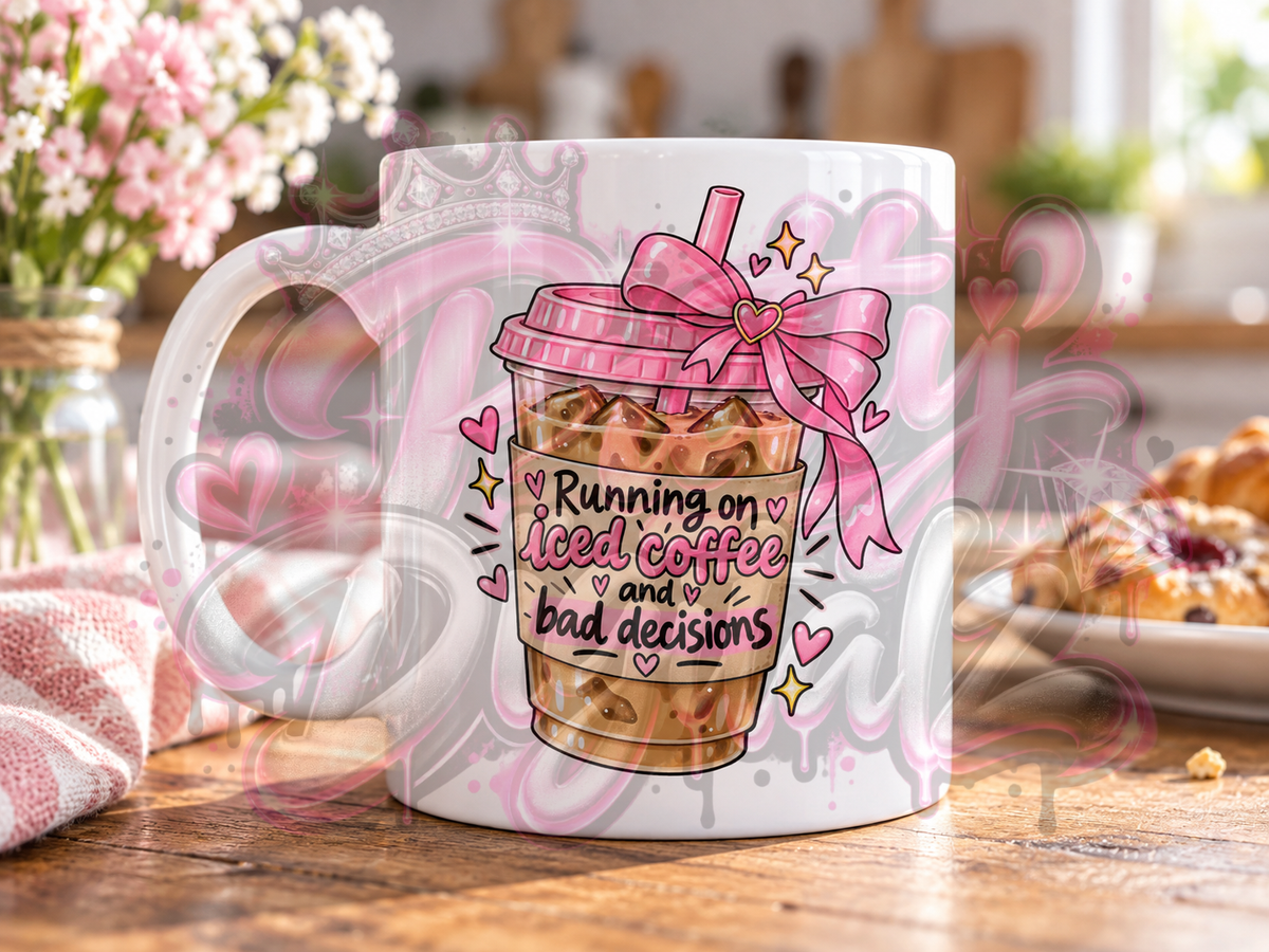 10 Girly Mental Health PNG Bundle | Funny Overthinking & Chaotic Girl Sublimation Designs | 300 DPI Digital Download