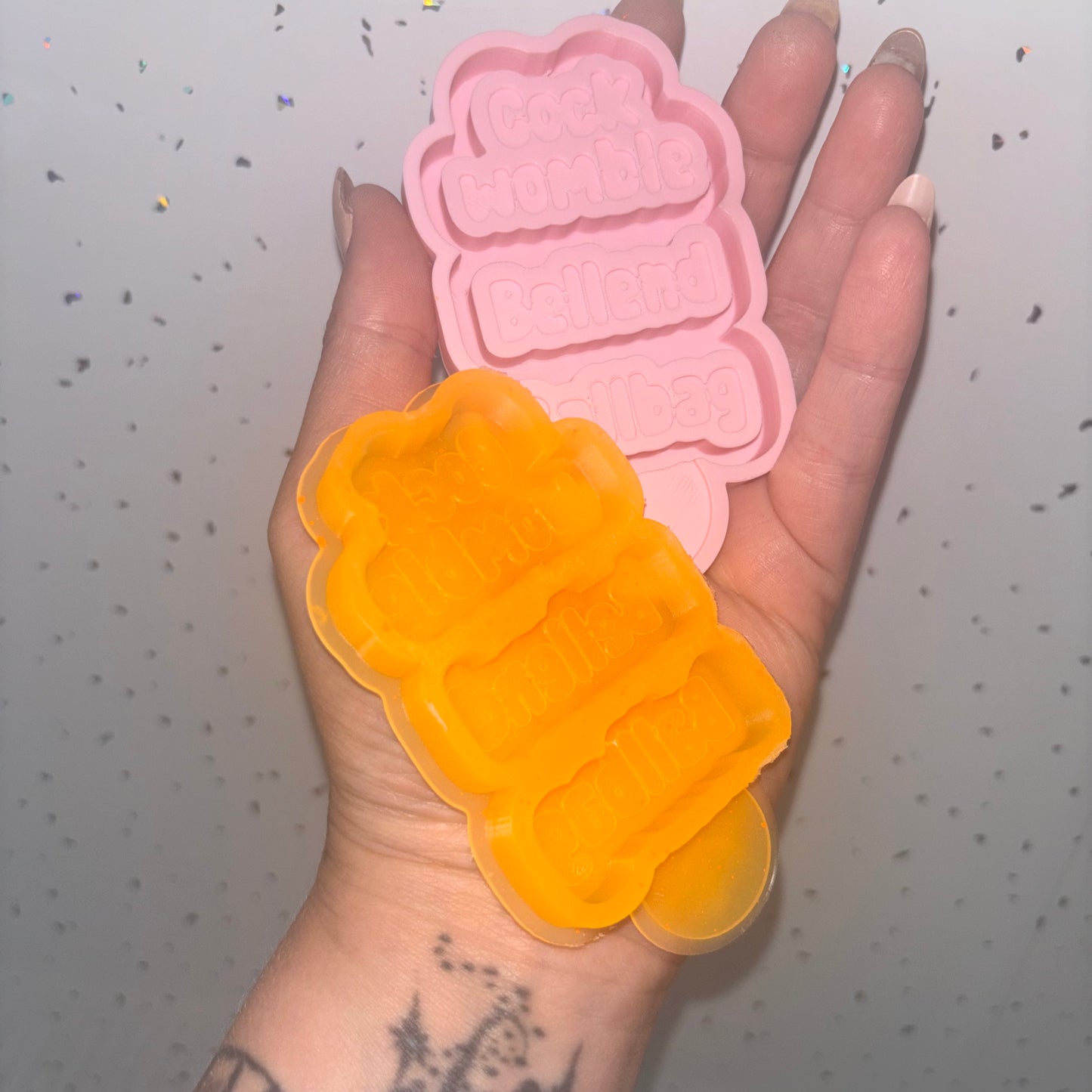 Cock Womble / Bellend / Ballbag Wax Melt Topper Mould – Silicone Wax Melt Mould