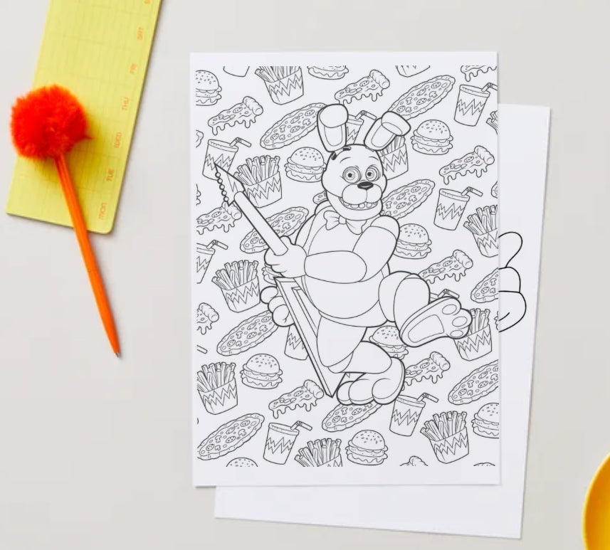 Fnaf colouring book