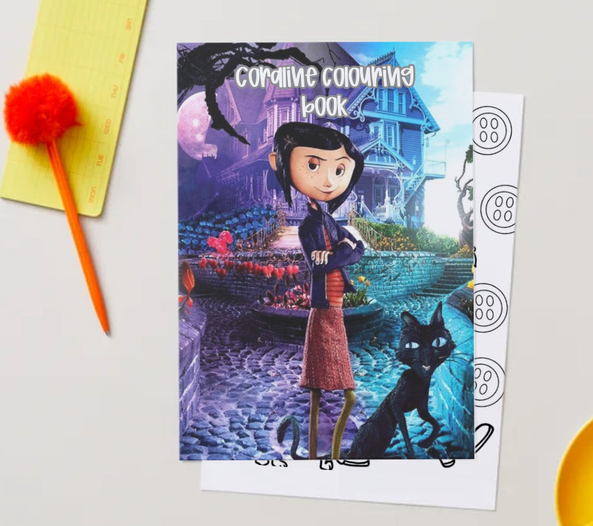 Coraline colouring book