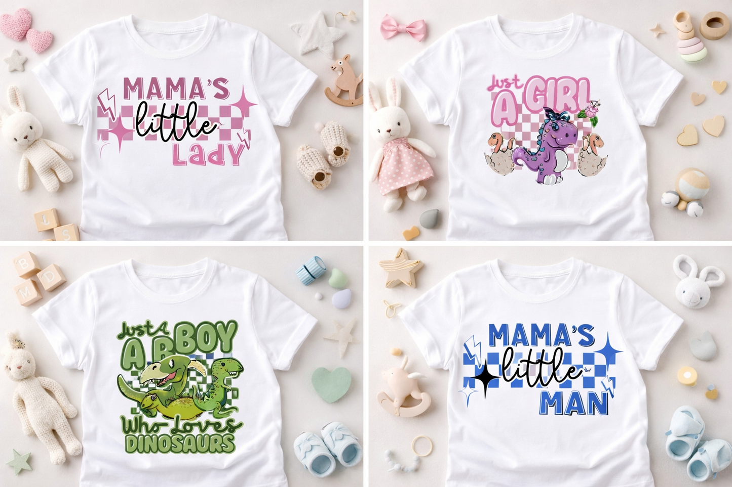 💖 Little Legends Kids PNG Bundle – 4 Digital Download Designs