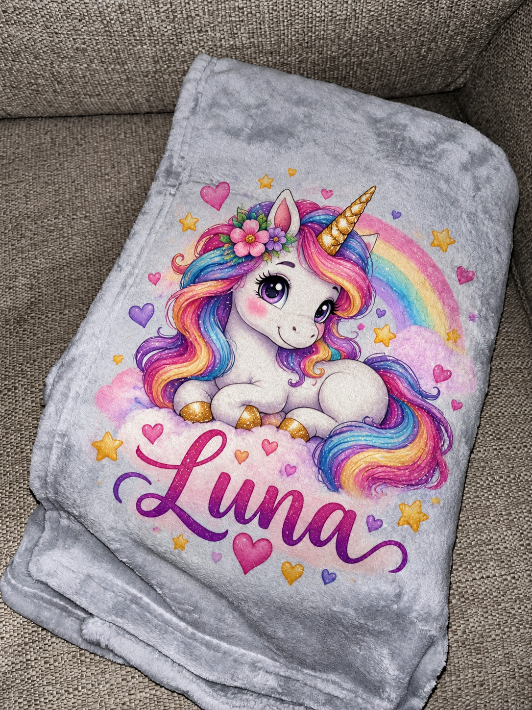 Personalised Custom Blanket | Any Theme, Character or Design | Add Any Name or Wording