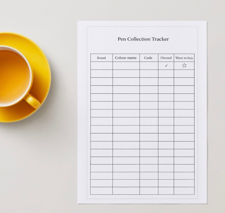 The Colouring Enthusiast Swatch Book – Printable Colour Swatch Tracker PDF | Marker & Pen Collection Tracker | Blend Testing Pages | Colour Organisation Sheets