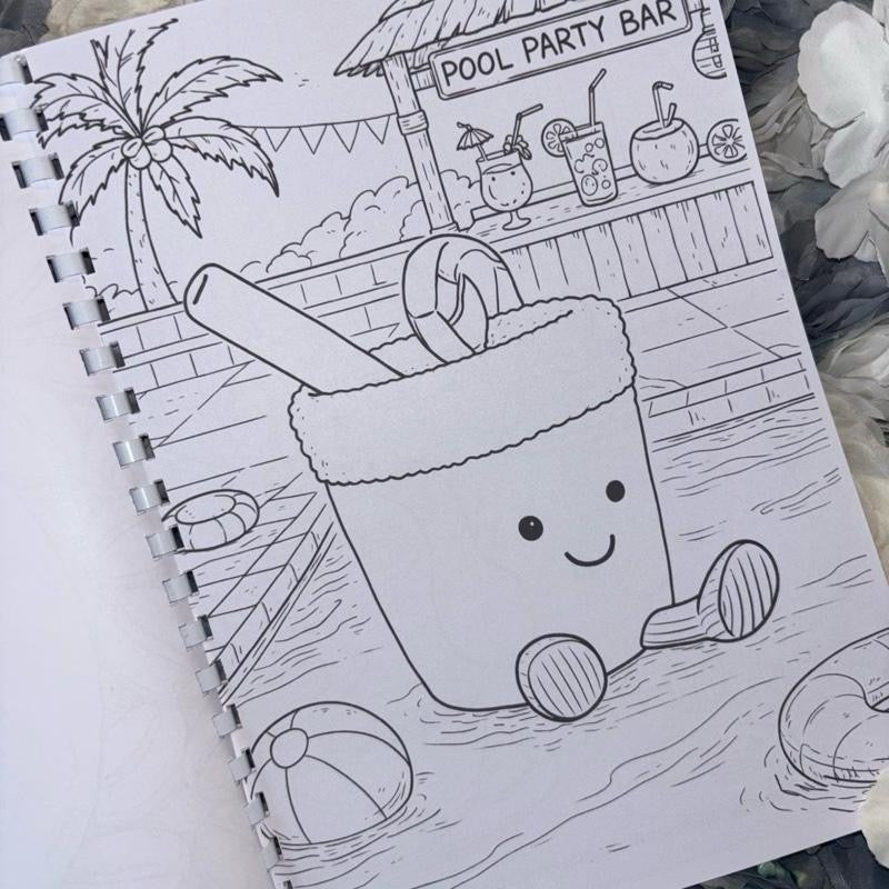 Cosy jelly teddy Inspired Colouring Book | 21 Adorable Pages | Calm, Cute & Comforting Kids Activity Book