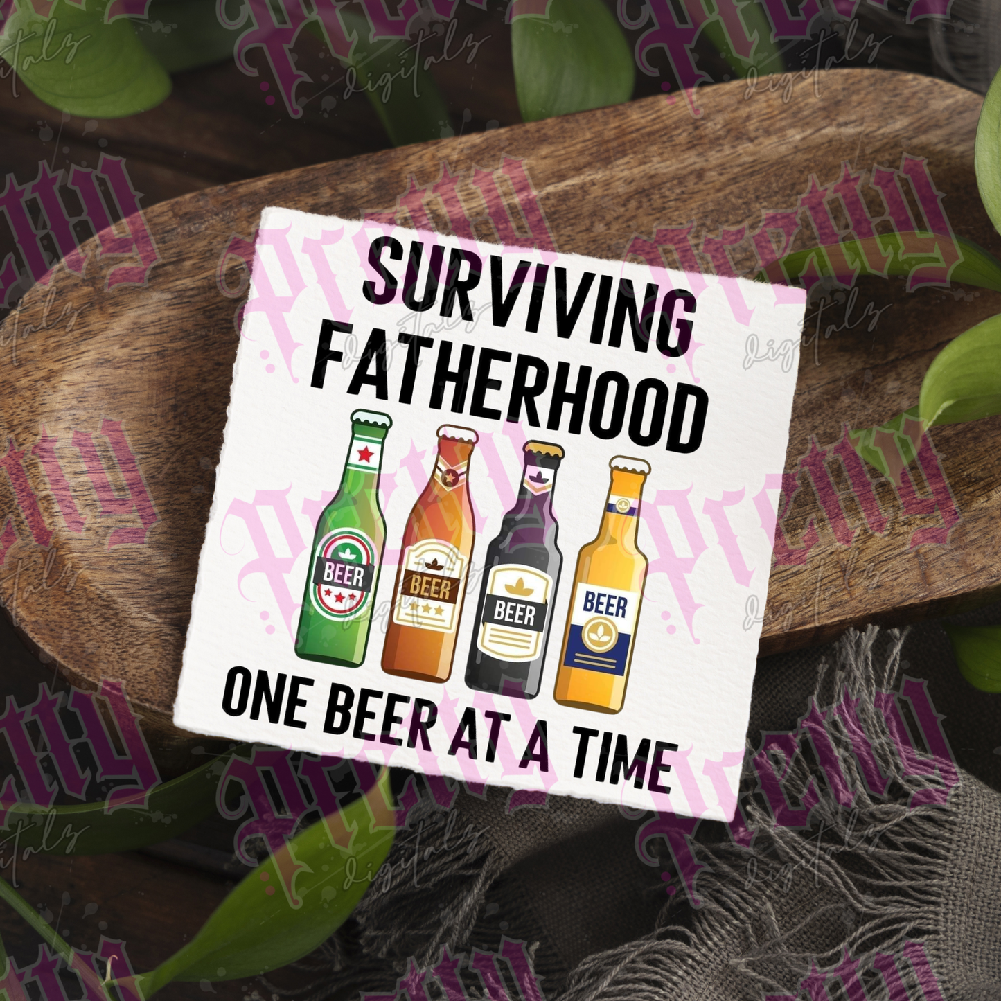 Father’s Day Card Designs Editable Canva Template Bundle – Digital Download