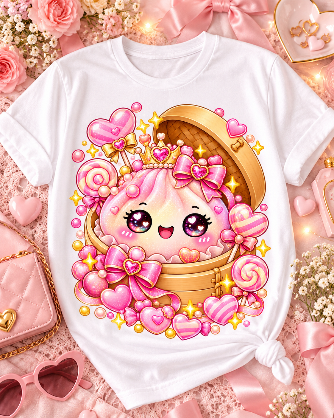 Girls Squishy Dumpling PNG Bundle | 10 Cute Sublimation Designs | Digital Download