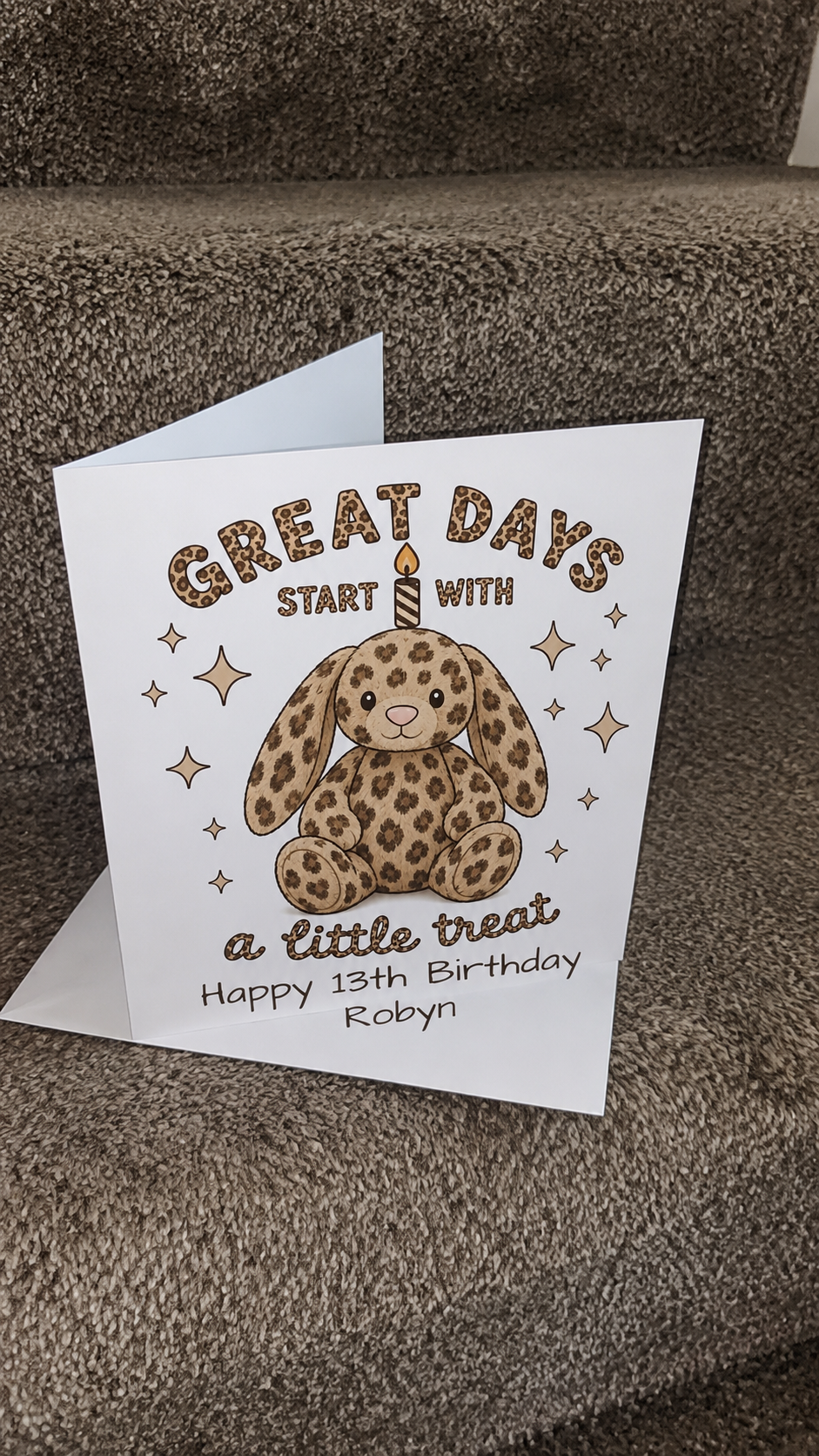 Jellycat Inspired Birthday Card PNG Bundle | Set of 6 Cute Personalised Birthday Card Designs | Printable Greeting Card PNG Files | Instant Download