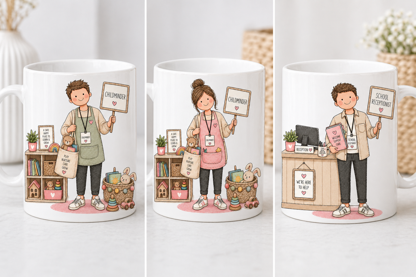 Editable Teacher Thank You Gift | Personalised School Staff Print | Canva Template | End of Term Card | TA SEN Childminder Reception Gift 18 illustrations