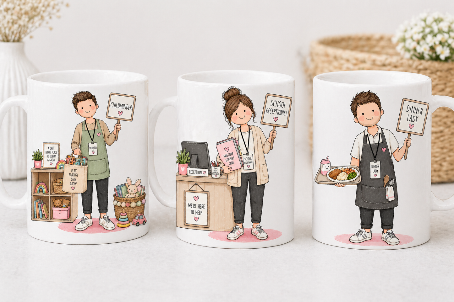Editable Teacher Thank You Gift | Personalised School Staff Print | Canva Template | End of Term Card | TA SEN Childminder Reception Gift 18 illustrations