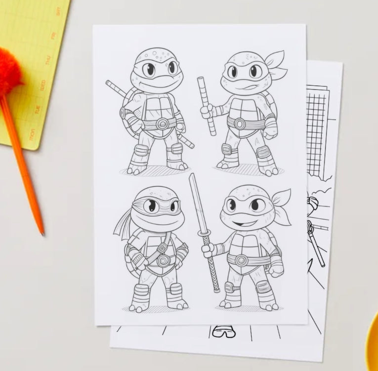 TNNT colouring book pdf