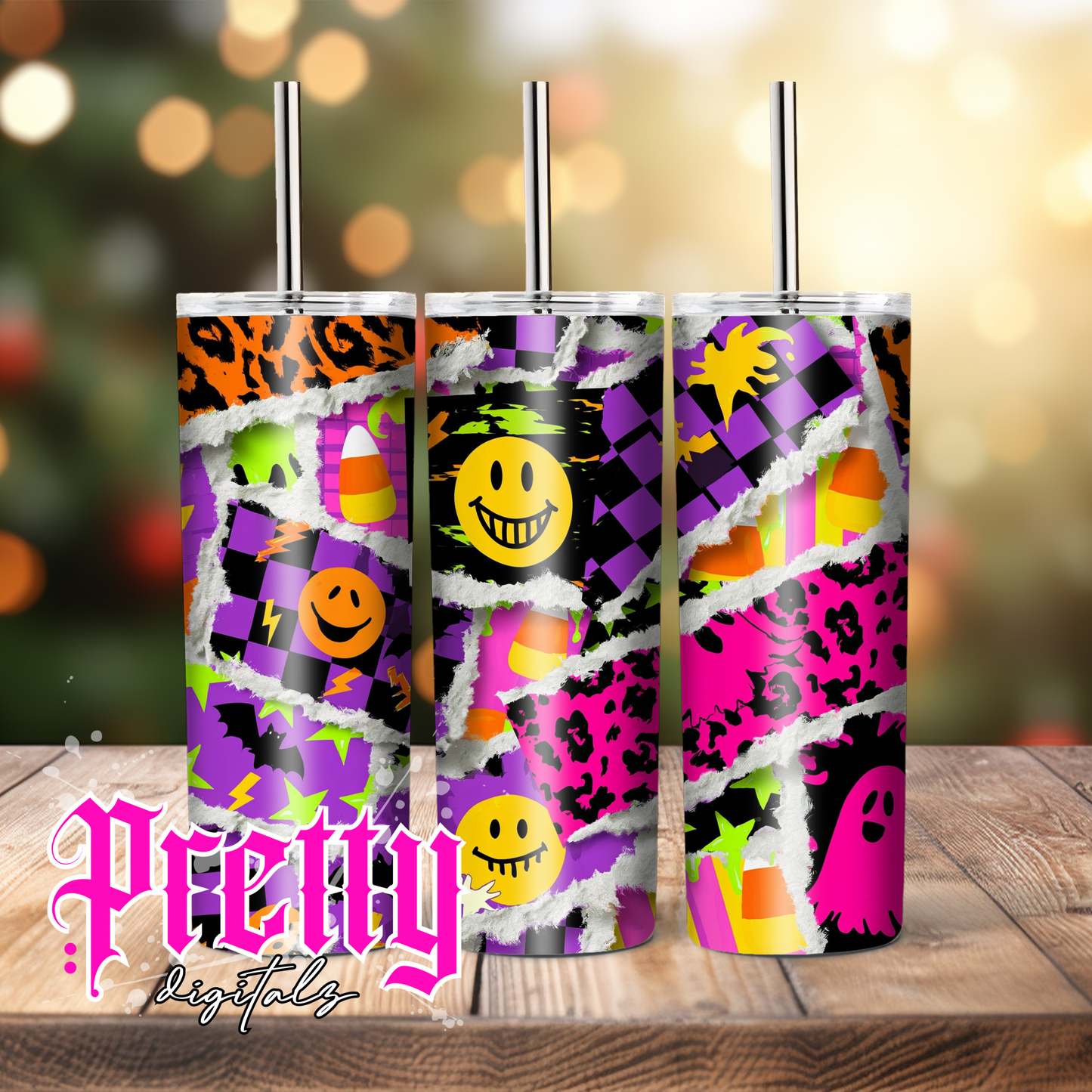12 Retro Halloween Seamless Patterns PNG Bundle | Digital Download | Tumbler Wraps | Chopping Board Designs | Sublimation Backgrounds | Halloween Scrapbook Papers