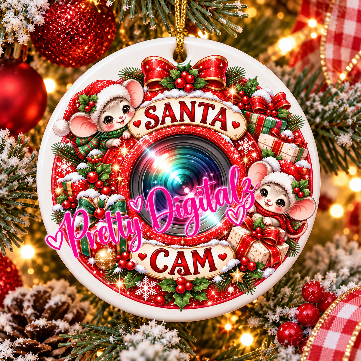 Santa Cam PNG Bundle | 10 Whimsical Christmas Camera Designs | Sublimation PNG Digital Download