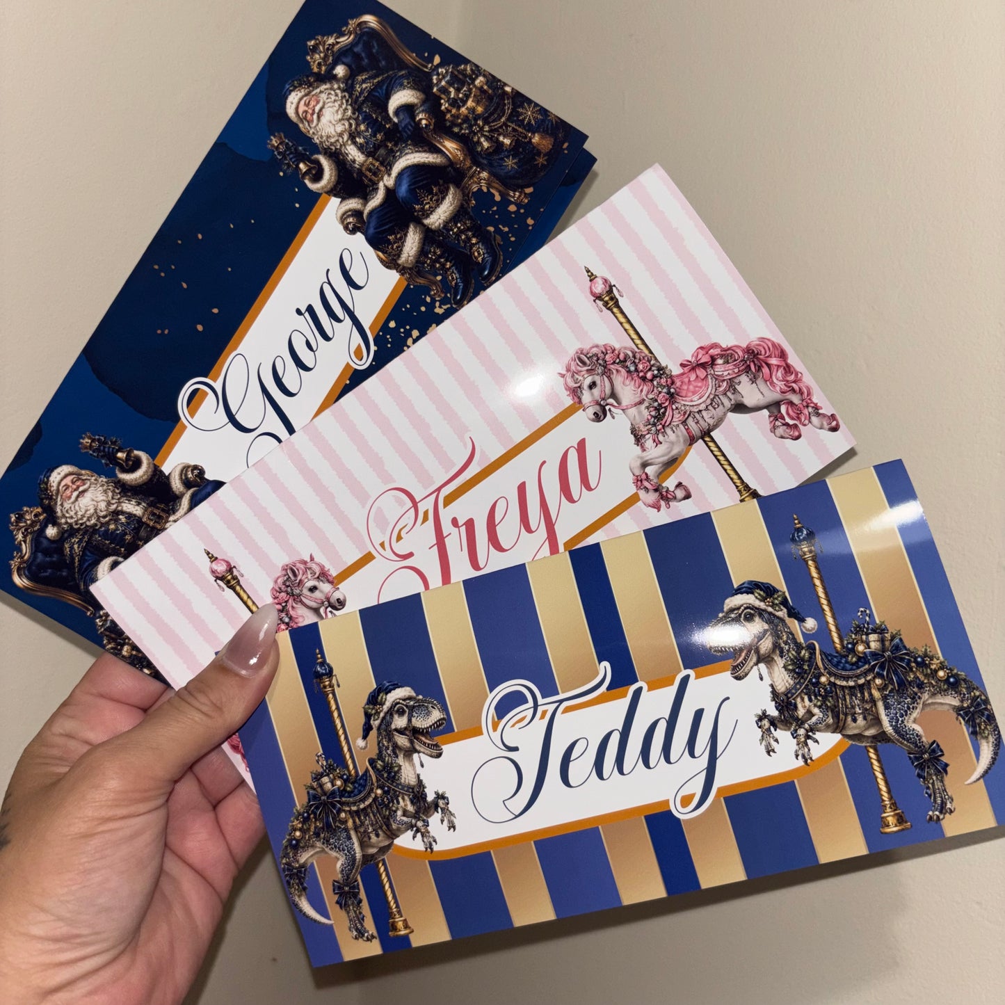 Personalised Christmas Money Holder | Luxury Cash Gift Envelope | Custom Name & Personalised Inside Message | Christmas Money Wallet for Kids | Reusable Gift Holder