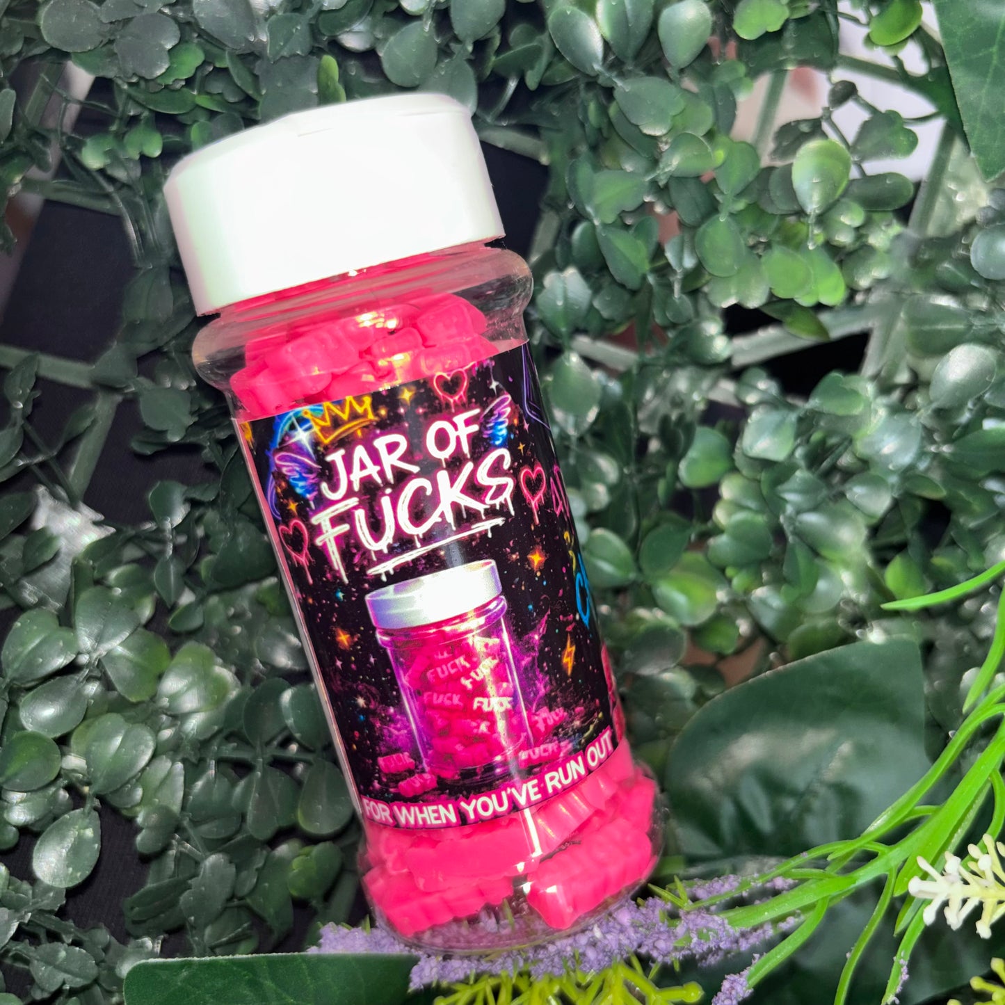 Jar of F*cks Wax Melts | Funny Gift | Novelty Wax Melt Pot | Highly Scented Home Fragrance | Adult Humour Gift