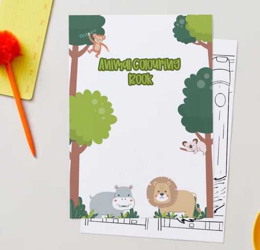 Animal colouring book generic pdf