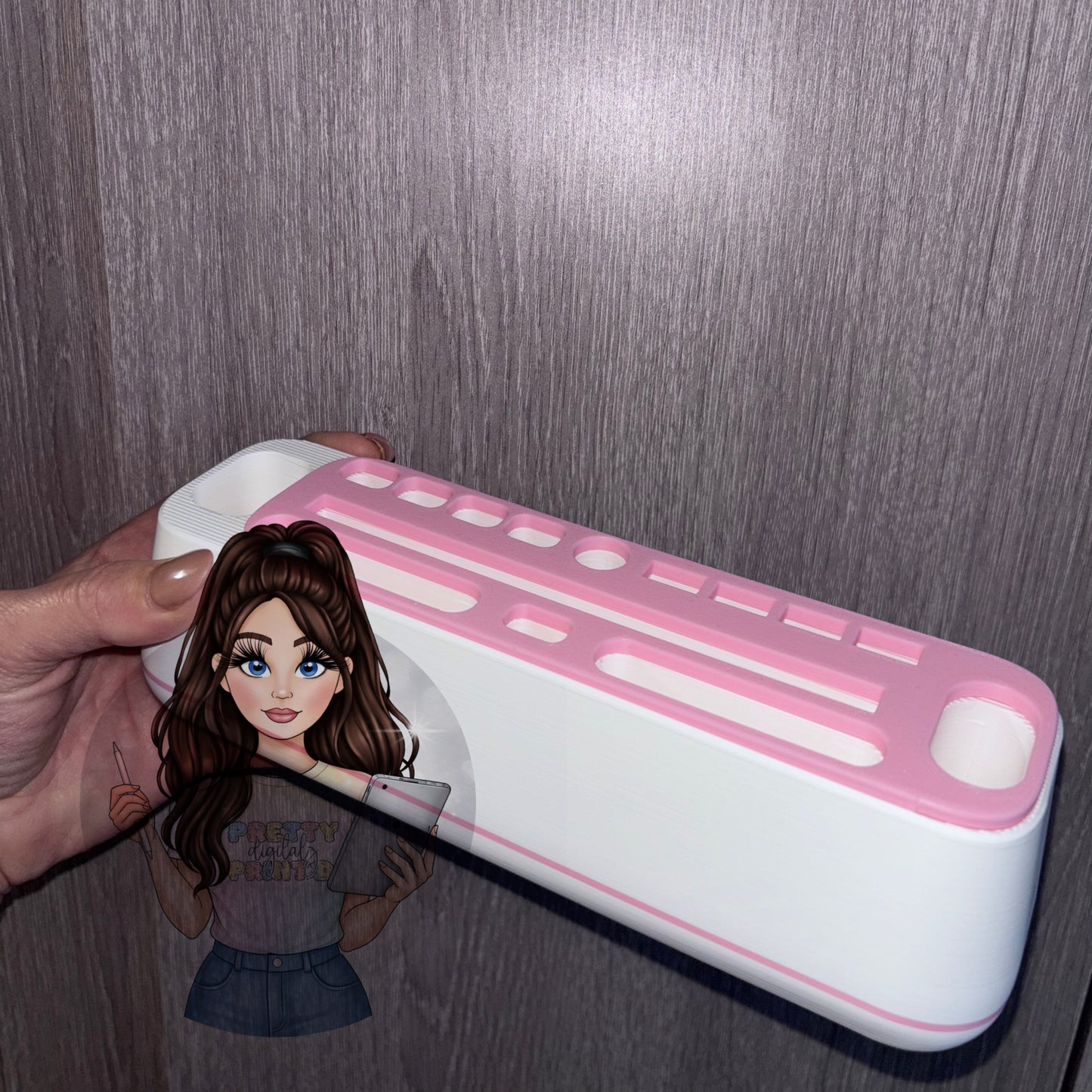 3D Printed Cricut Tool Holder | Craft Desk Organiser | Multi Colour Vinyl Tool Storage | Pastel Craft Accessories | Cricut Gift Idea