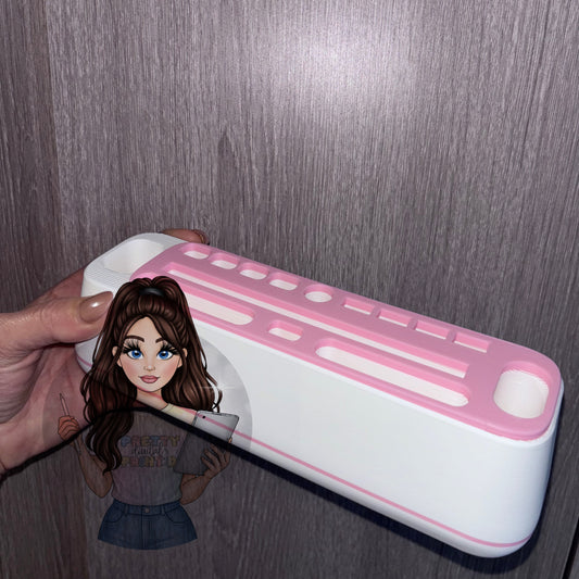 3D Printed Cricut Tool Holder | Craft Desk Organiser | Multi Colour Vinyl Tool Storage | Pastel Craft Accessories | Cricut Gift Idea