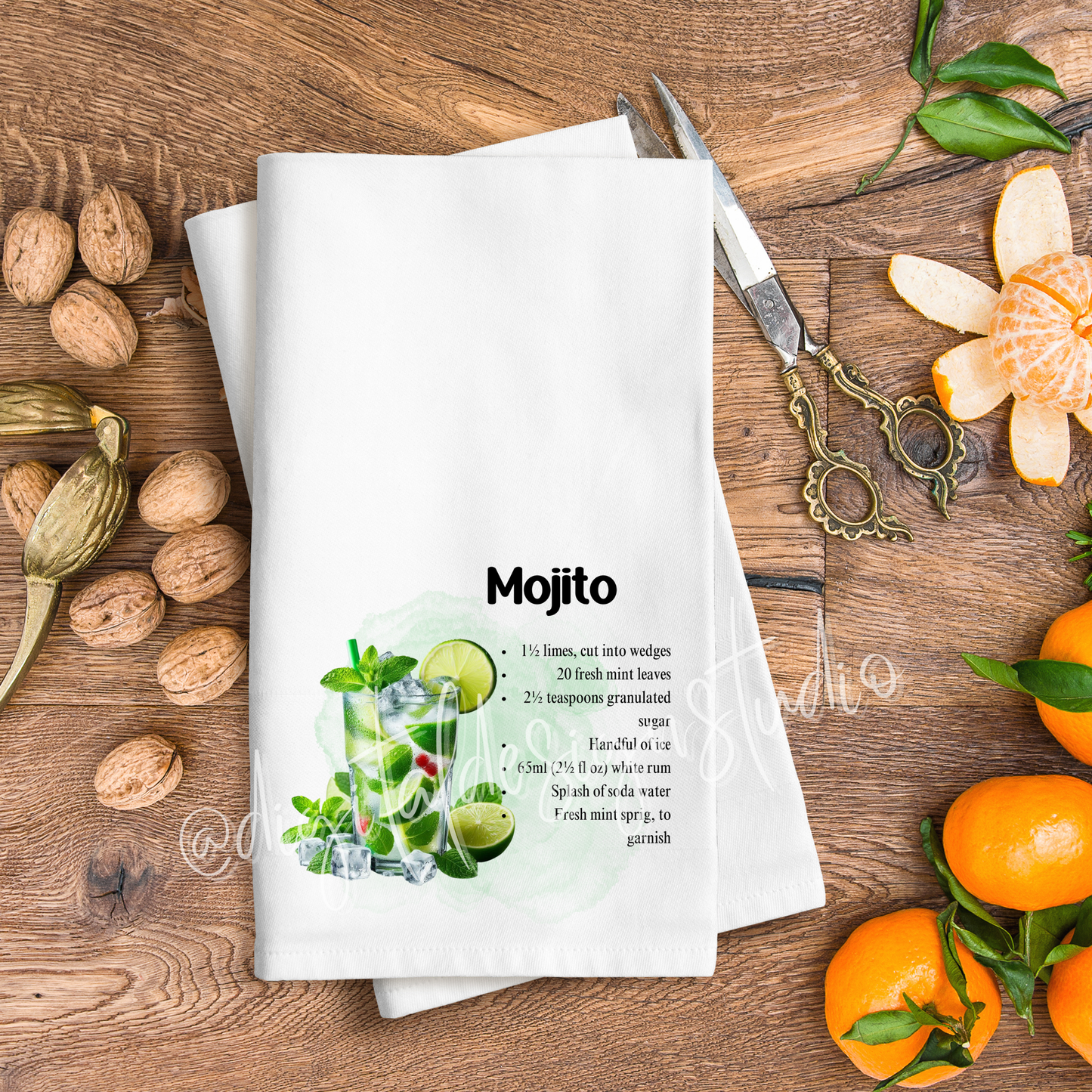 Cocktail Recipe PNG Bundle – Piña Colada, Cosmopolitan, Mojito, Daiquiri & Margarita Digital Download