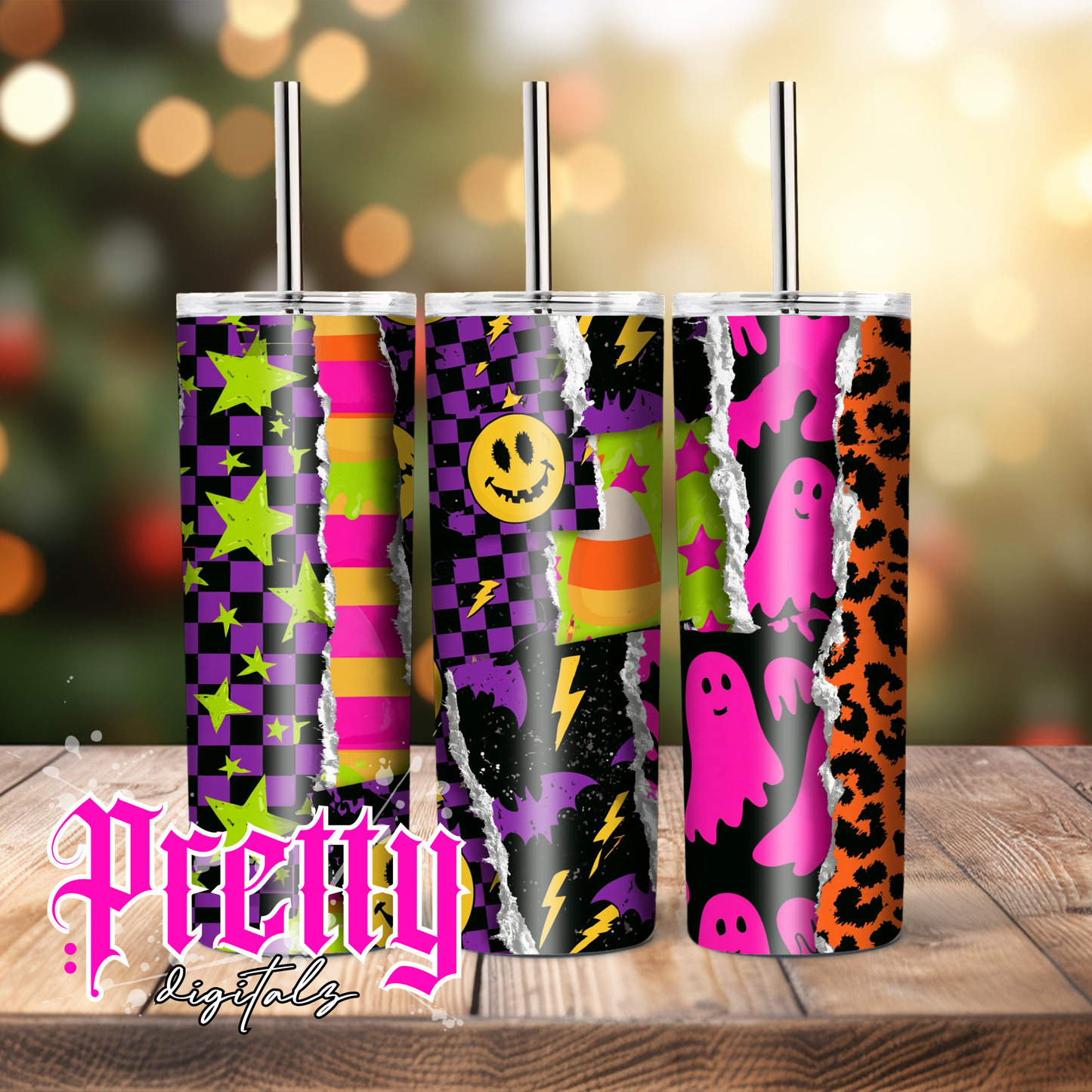 12 Retro Halloween Seamless Patterns PNG Bundle | Digital Download | Tumbler Wraps | Chopping Board Designs | Sublimation Backgrounds | Halloween Scrapbook Papers