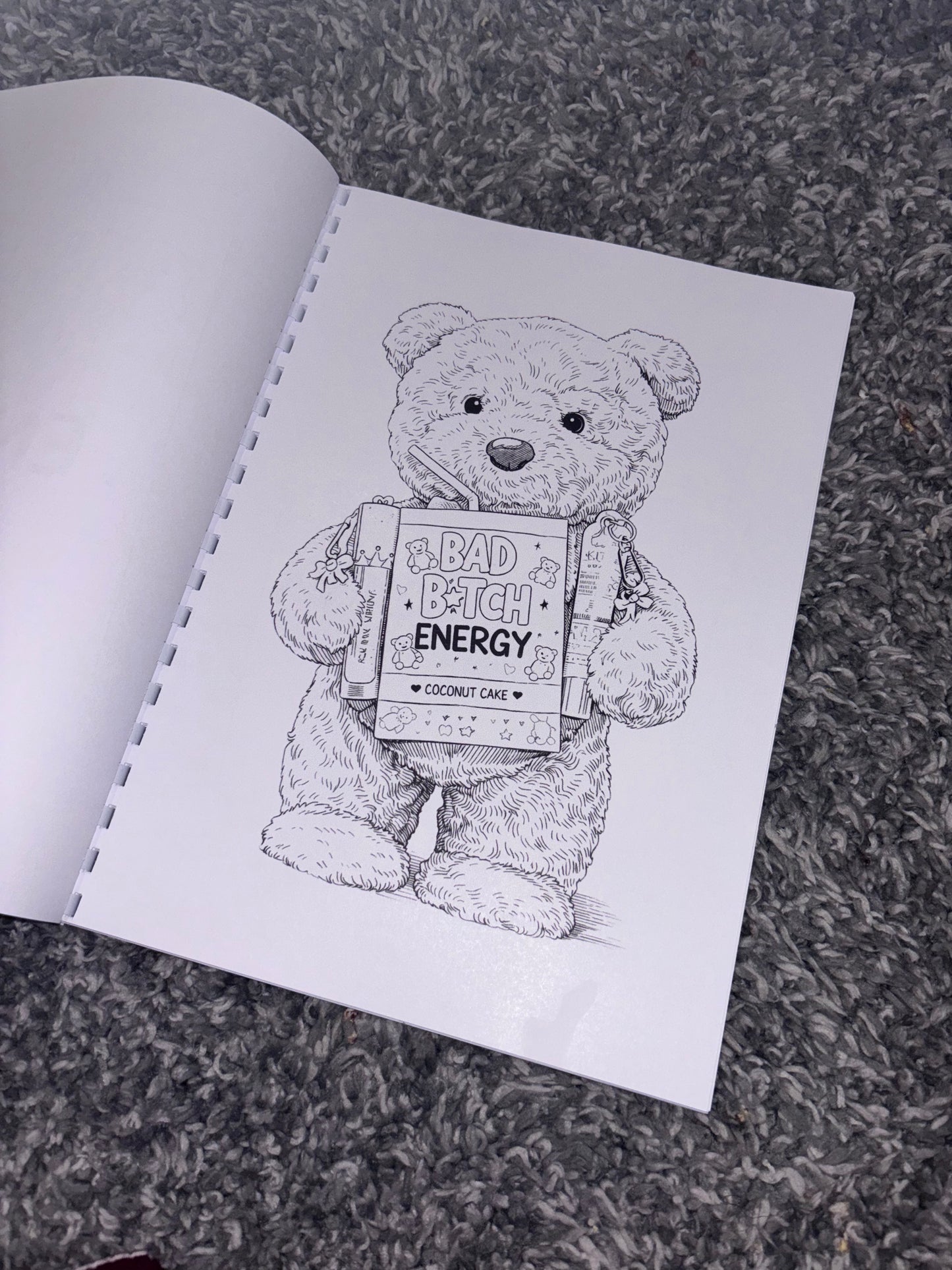 P Louise Inspired “Unteddy” Colouring Book PDF | Cute Teddy Bear Colouring Pages | Printable A4 Digital Download | Doodle Colouring Book for Kids & Adults
