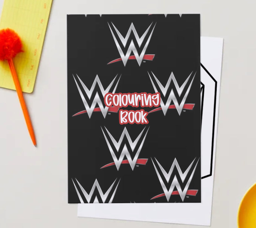 WWE colouring book pdf