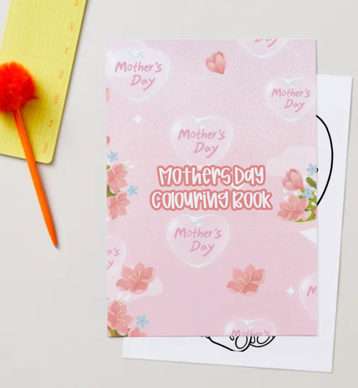 Mother’s Day colouring book and activities