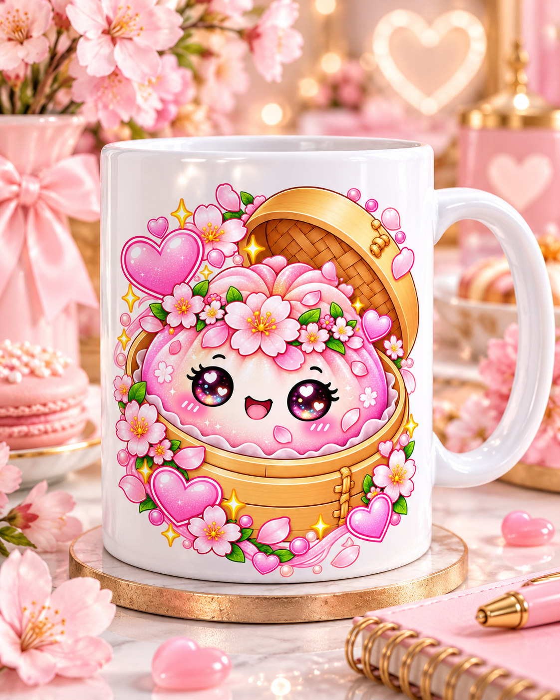 Girls Squishy Dumpling PNG Bundle | 10 Cute Sublimation Designs | Digital Download