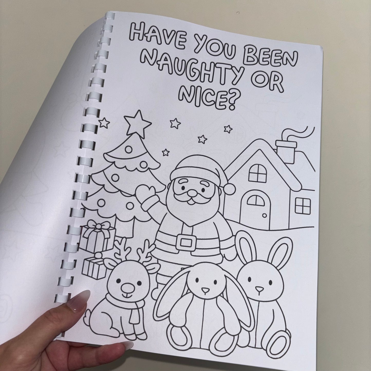 Christmas Jellycat Inspired Colouring Book | 20 Page Kids Christmas Colouring Book | Festive Activity Book | Stocking Filler Gift
