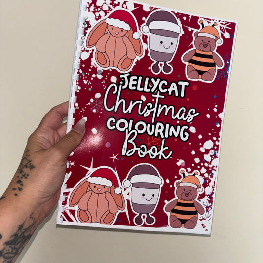 Christmas Jellycat Inspired Colouring Book | 20 Page Kids Christmas Colouring Book | Festive Activity Book | Stocking Filler Gift