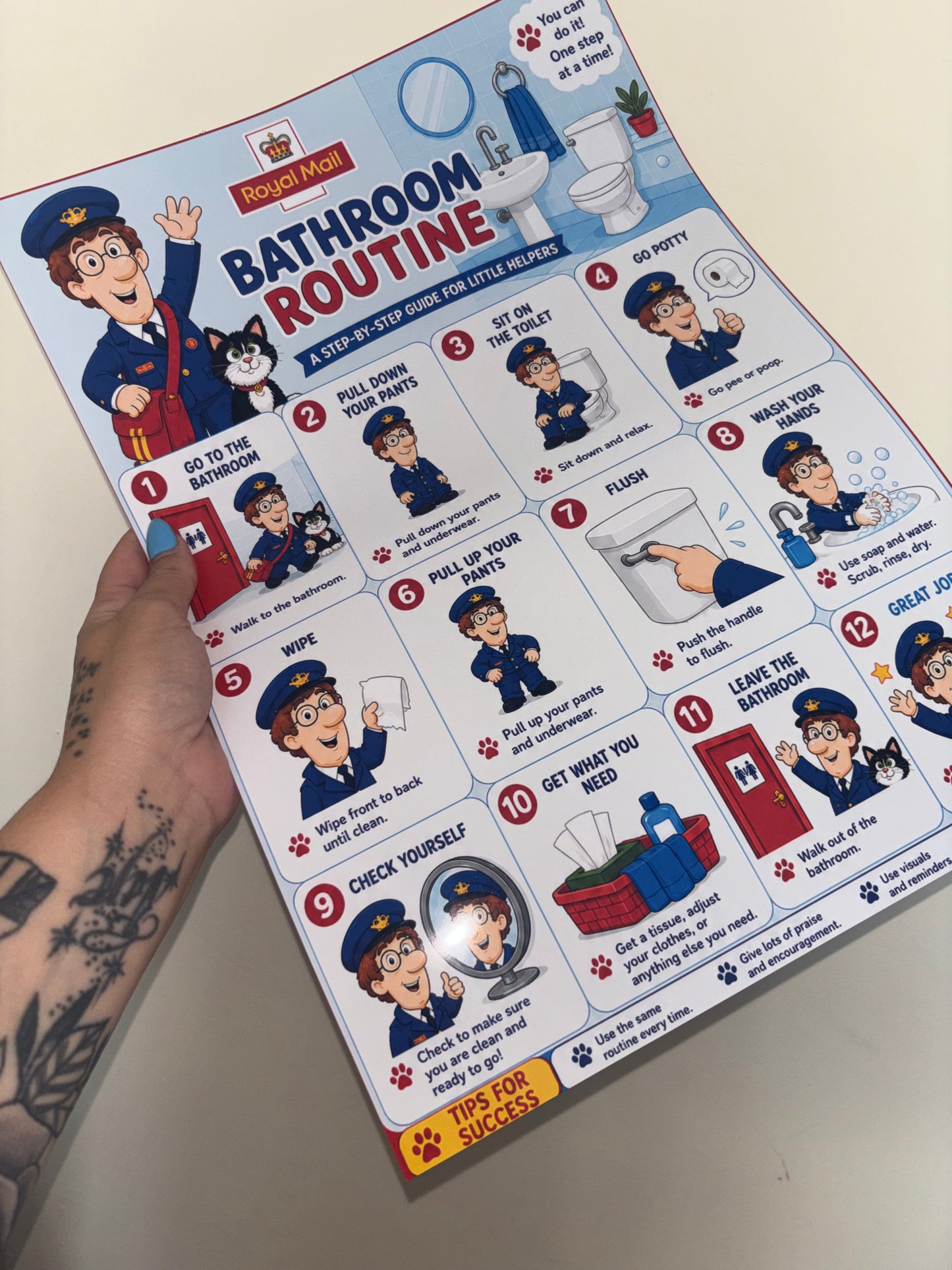 Potty Training Routine Charts | Set of 10 Printable Digital Downloads | Mix of Fun Character Themes | Toilet Training Visual Aids for Toddlers