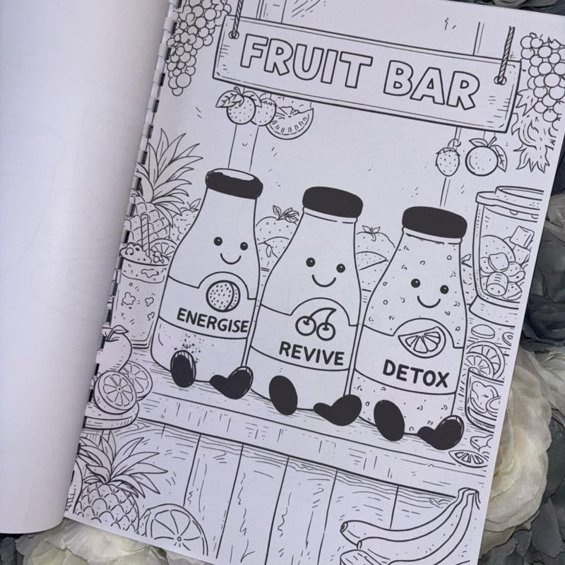 Cosy jelly teddy Inspired Colouring Book | 21 Adorable Pages | Calm, Cute & Comforting Kids Activity Book