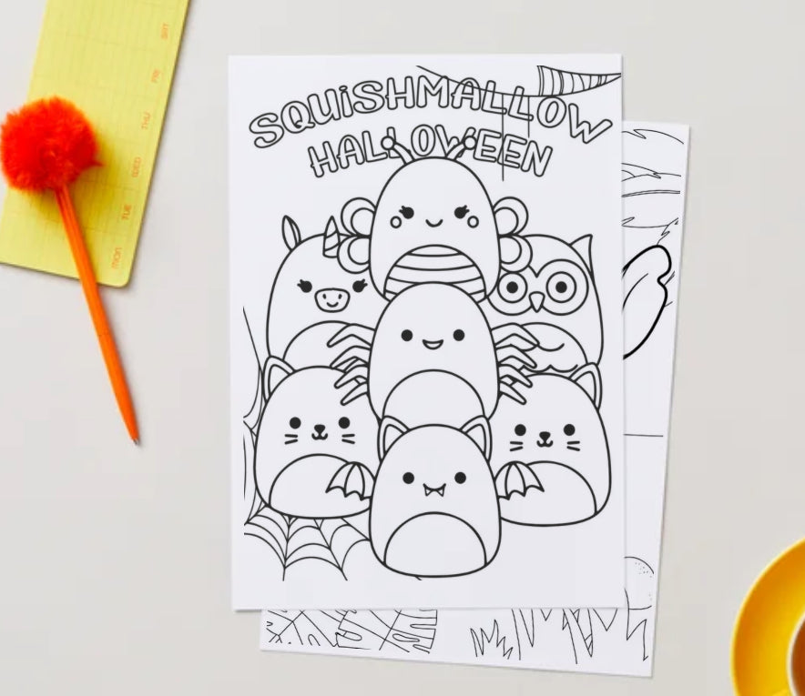 Squishmallow colouring book pdf