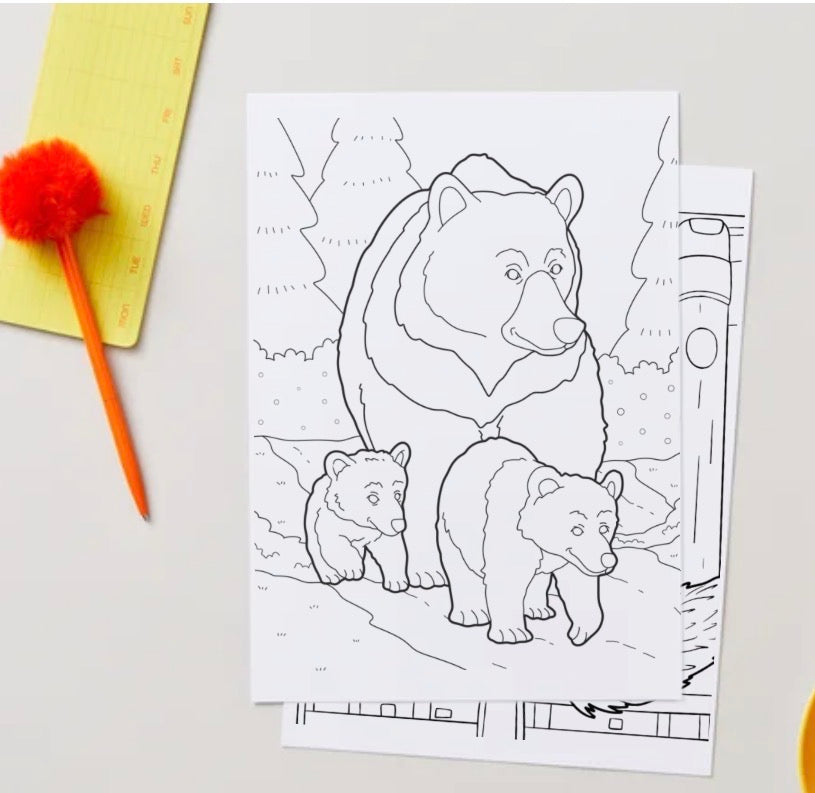 Animal colouring book generic pdf