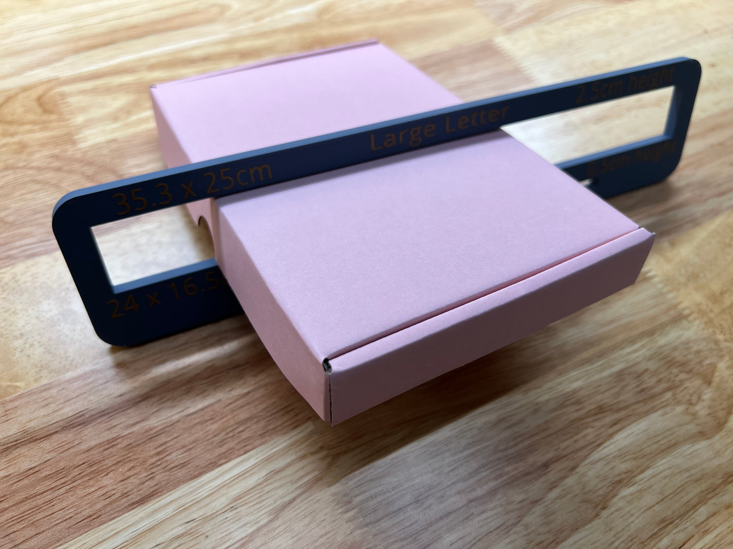 3D Printed Letter Sizer | Royal Mail Large Letter & Letter Size Guide | Parcel Measuring Tool