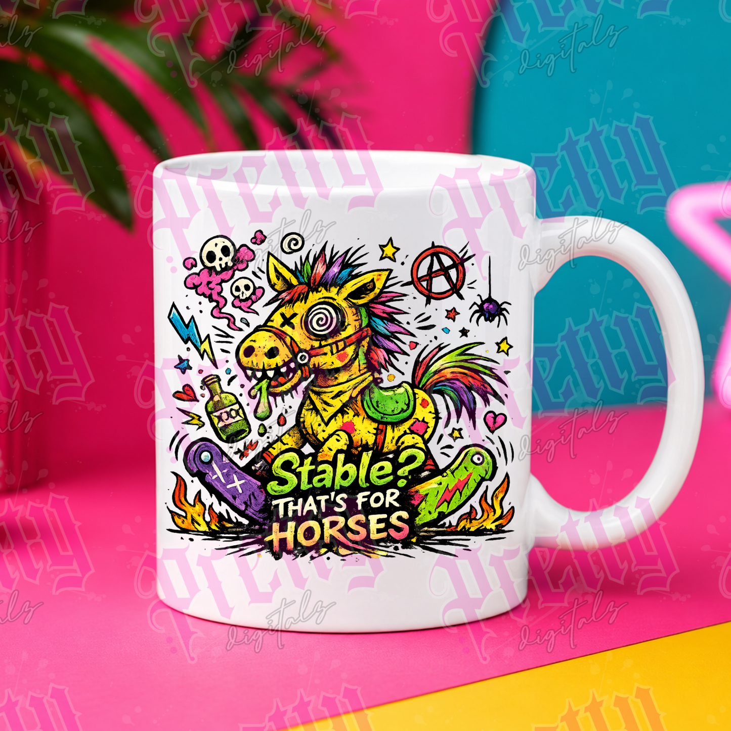 Funny Anxiety Mug 11oz | Humorous Mental Health Coffee Mug | Neurospicy Gift | ADHD Mug | Sarcastic Tea Cup | Gift for Friends & Coworkers