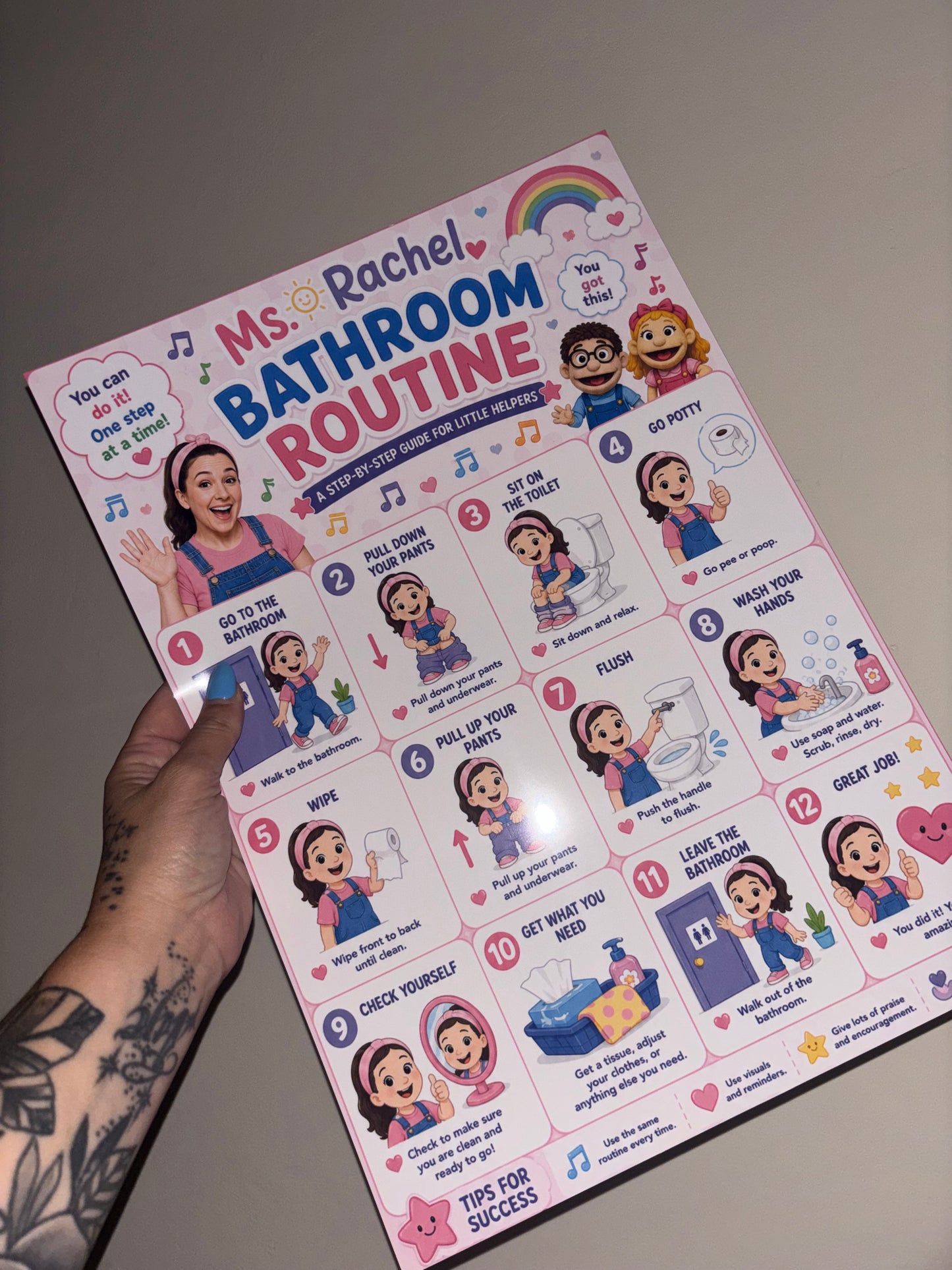 Potty Training Routine Charts | Set of 10 Printable Digital Downloads | Mix of Fun Character Themes | Toilet Training Visual Aids for Toddlers