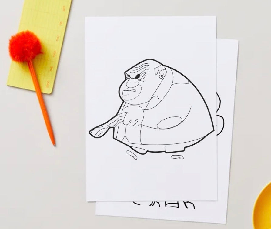 Mr Bean colouring book pdf