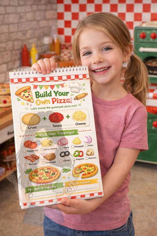Kids Pretend Play Notepad Bundle | Post Office, Police & Pizza Shop Printable | Children’s Activity Pads | Role Play Worksheets | Digital Download