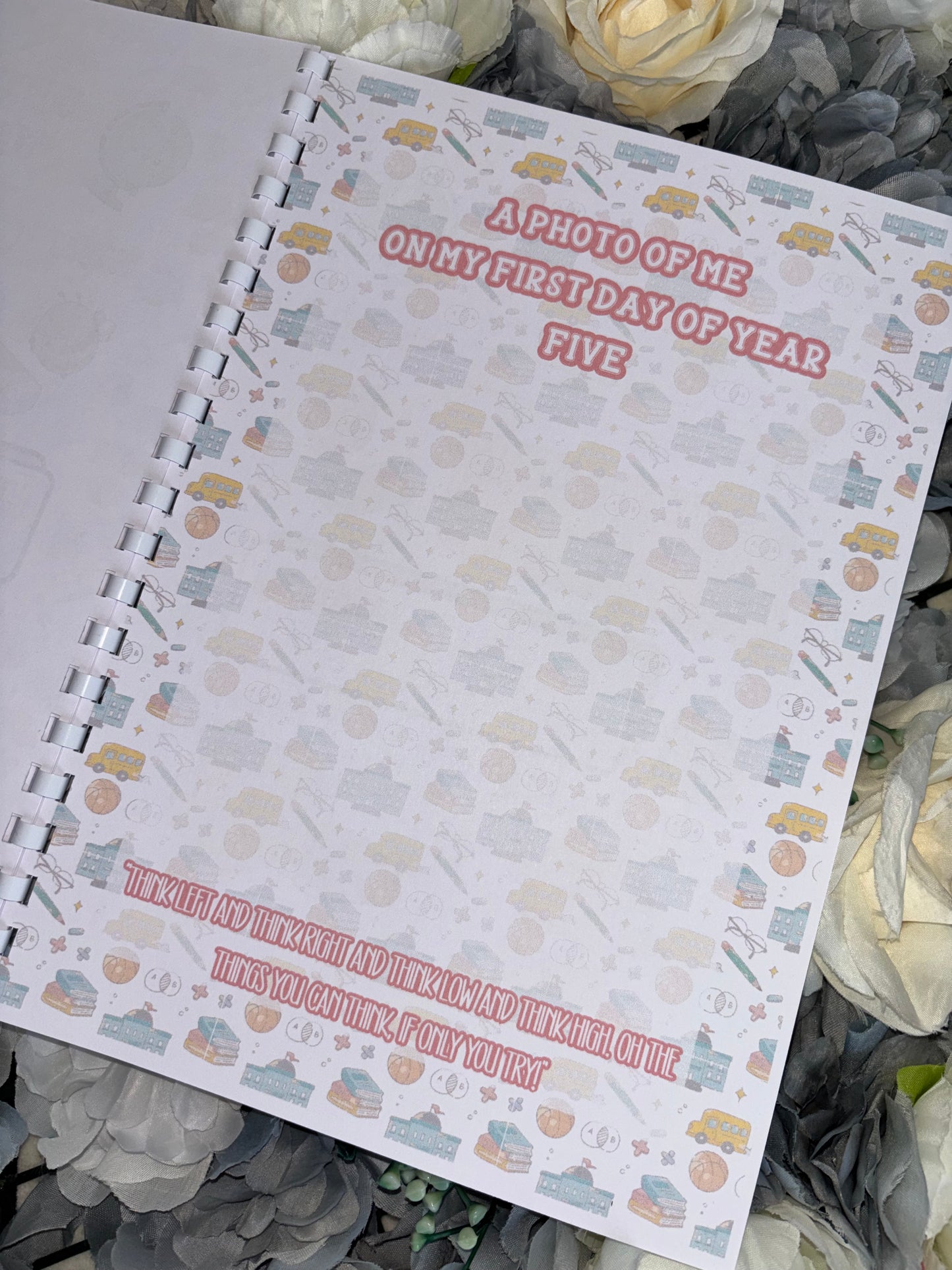 My School Journey Book | First Day to Last Day Memory Book | Personalised School Years Keepsake | Child Photo & Milestone Record Book | Reception to Year 6