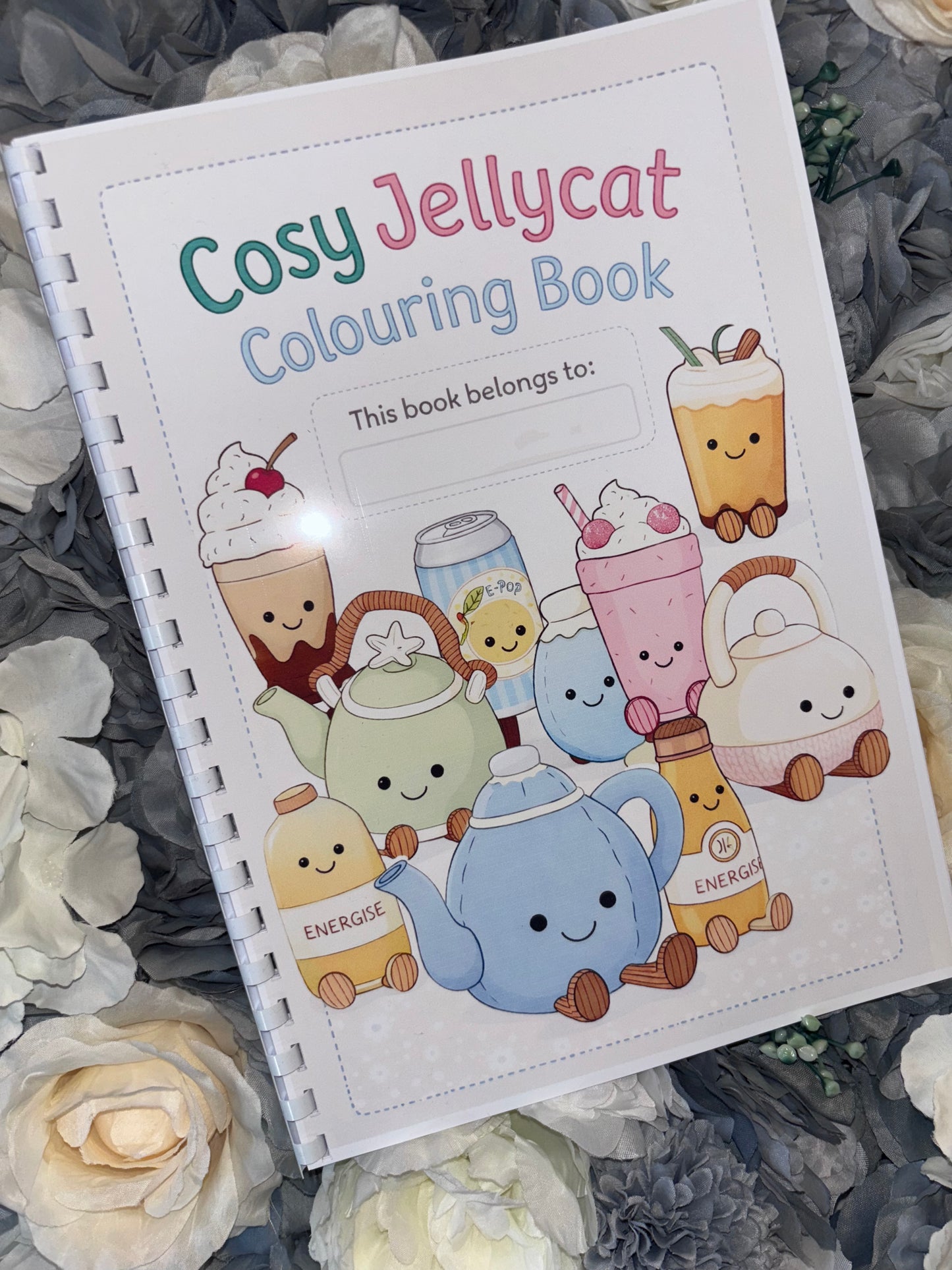 Jelly C colouring book cosy edition