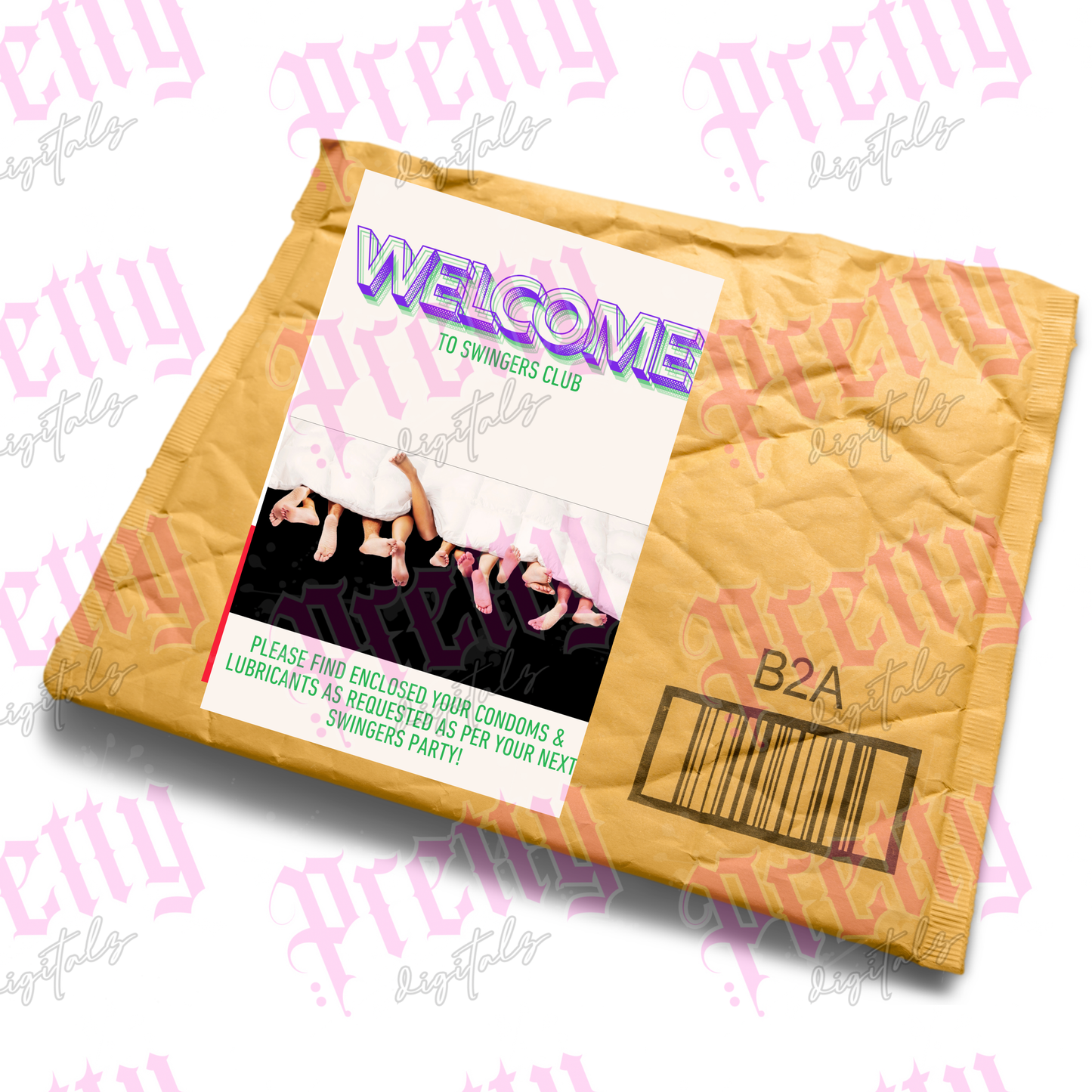 Postal Prank Label Bundle | Funny Parcel Stickers | Fake Package Labels | Adult Humour Gag Stickers | Printable PNG Prank Pack (Set of 4)