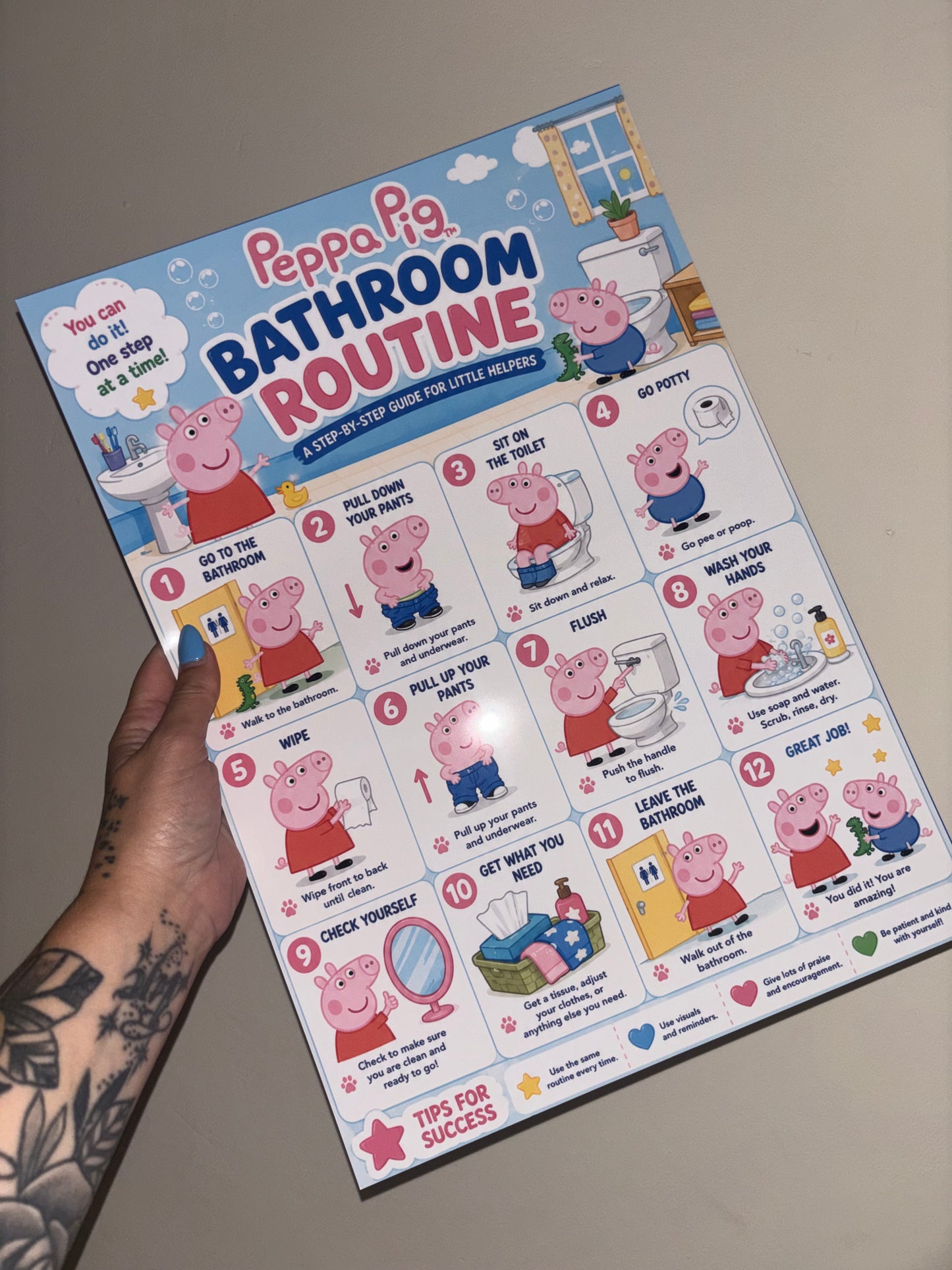 Potty Training Routine Charts | Set of 10 Printable Digital Downloads | Mix of Fun Character Themes | Toilet Training Visual Aids for Toddlers