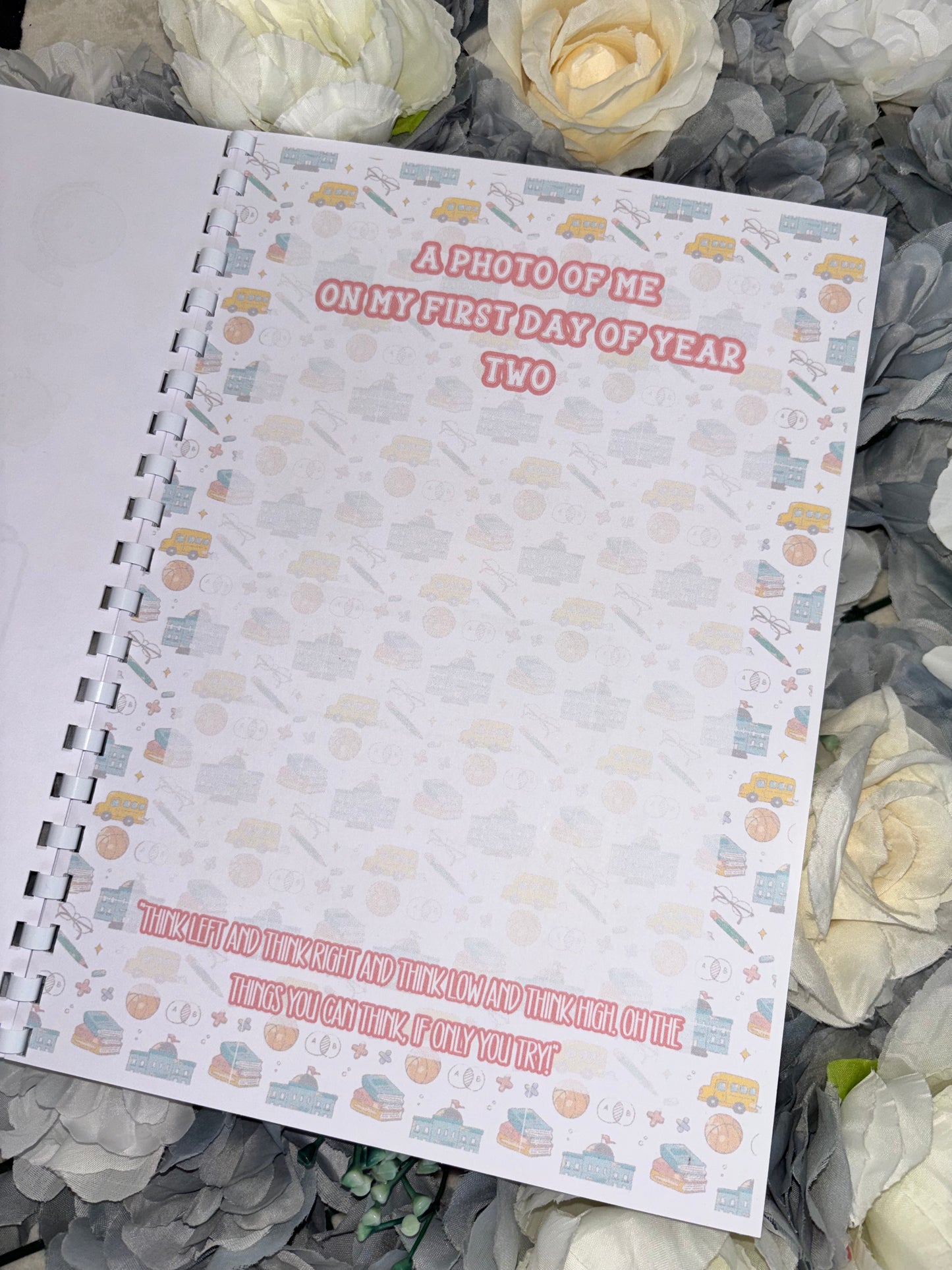 My School Journey Book | First Day to Last Day Memory Book | Personalised School Years Keepsake | Child Photo & Milestone Record Book | Reception to Year 6