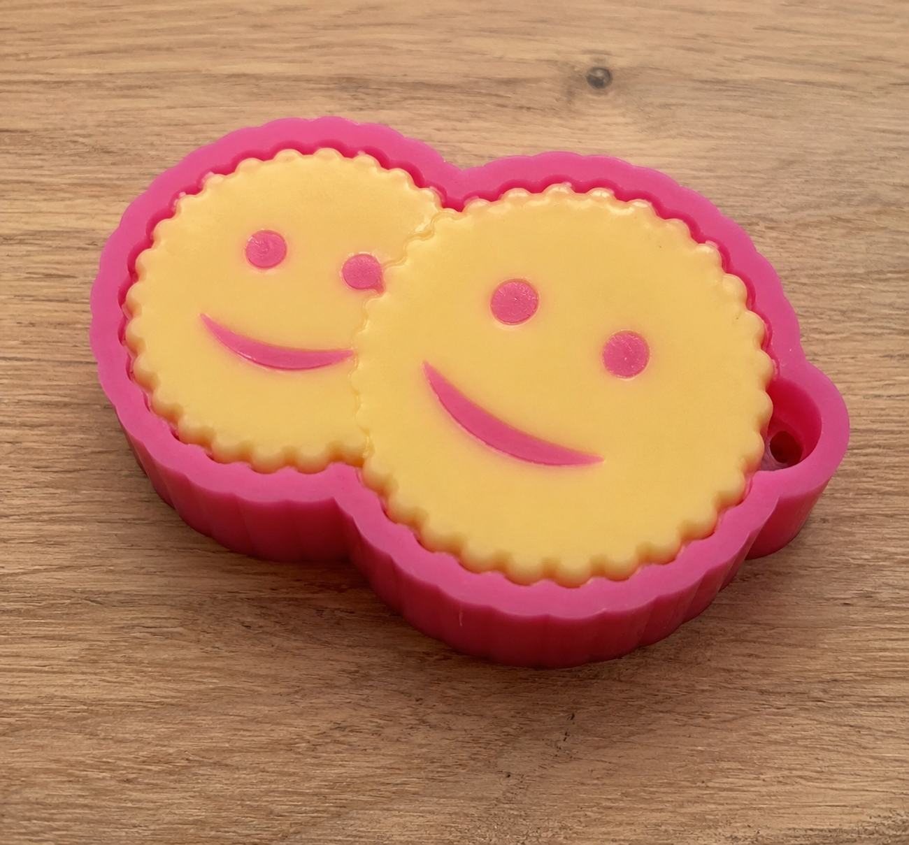 Smiley Duo Freshie & Wax Melt Mould STL File | 3D Printable Freshie Mould Housing | Wax Melt Mould Digital Download