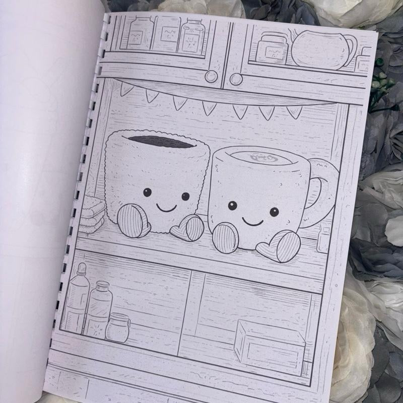 Cosy jelly teddy Inspired Colouring Book | 21 Adorable Pages | Calm, Cute & Comforting Kids Activity Book
